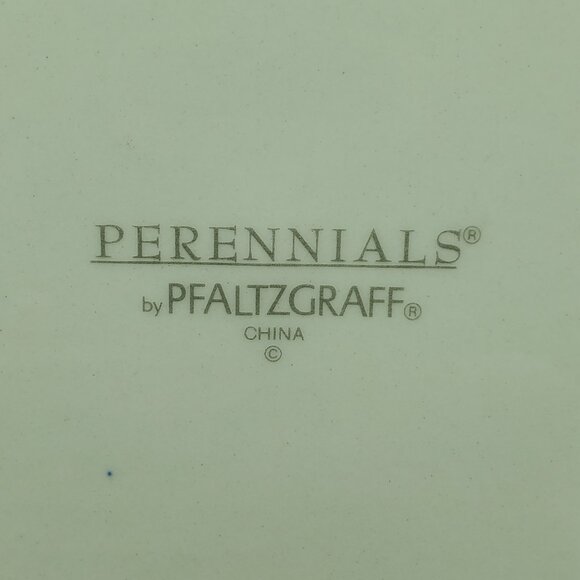 Pfaltzgraff Perennials Petals Dinner Plate Blue Purple Flowers Violets Plate - Picture 3 of 6